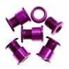 BLB Brick Lane Bikes Single Kettenblattschrauben Stahl - 5mm - Lila -Vélos Soldes 0014139 blb single chainring bolts purple