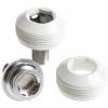 BLB Brick Lane Bikes Alloy Cup Crank Bolts - Vis De Manivelle - Blanc