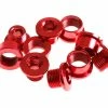 BLB Brick Lane Bikes Single Kettenblattschrauben Stahl - 5mm - Rot -Vélos Soldes 0029522 blb single chainring bolts red