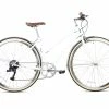 6KU Vélo De Ville Odessa - Cream White -Vélos Soldes 0043868 6ku odessa 8spd city bike coney white