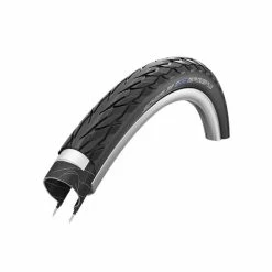 Schwalbe Pneu Delta Cruiser Plus - 28x1,40 Pouces - SBC - Bandes Réfléchissantes - Noir