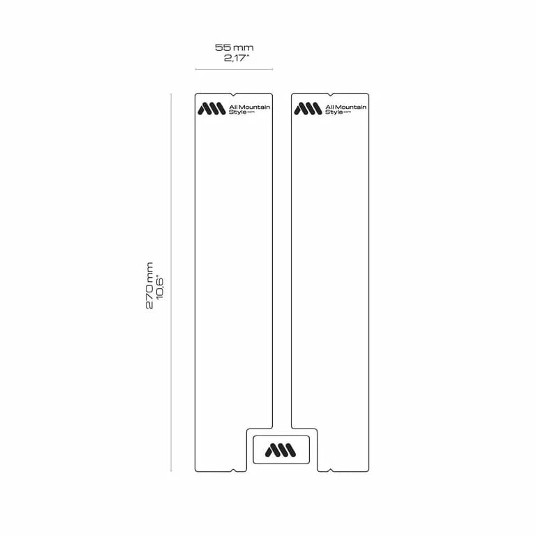AMS - All Mountain Style Protège-fourche Honeycomp - Noir 4 AMS - All Mountain Style Protège-fourche Honeycomp - Noir – Image 2