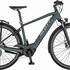 Scott Sub Tour ERIDE 20 Men Petrol Blue / Gloss Metal Beige / Black Vélo Trekking électrique Homme
