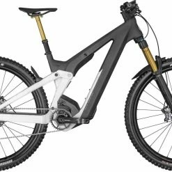 Scott Patron ERIDE 900 Tuned White Gloss / Raw Carbon VTT Tout Suspendu électrique