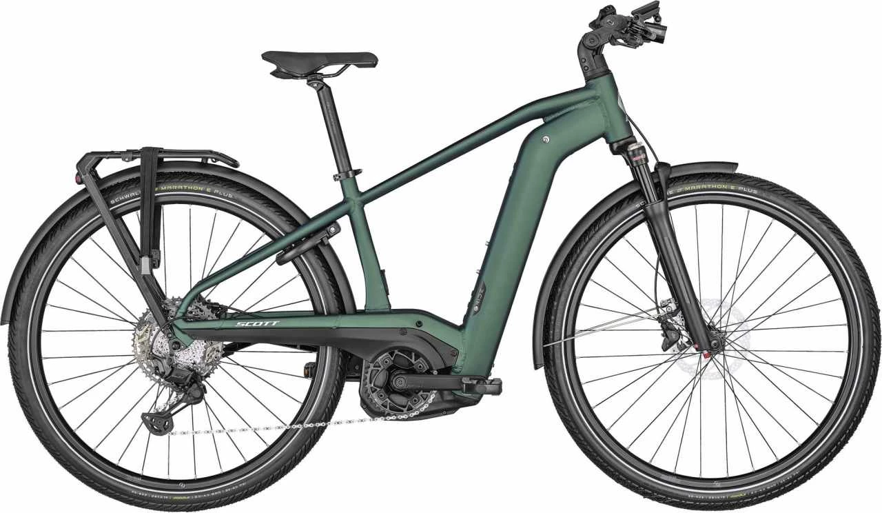 Scott Sub ERIDE EVO Men Prism Green / Brushed Metallic Vélo Trekking électrique Homme 3 Scott Sub ERIDE EVO Men Prism Green / Brushed Metallic Vélo Trekking électrique Homme