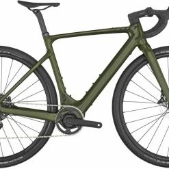 Scott Solace Gravel ERIDE 30 Prism Olive Green Vélo De Cyclo-cross électrique