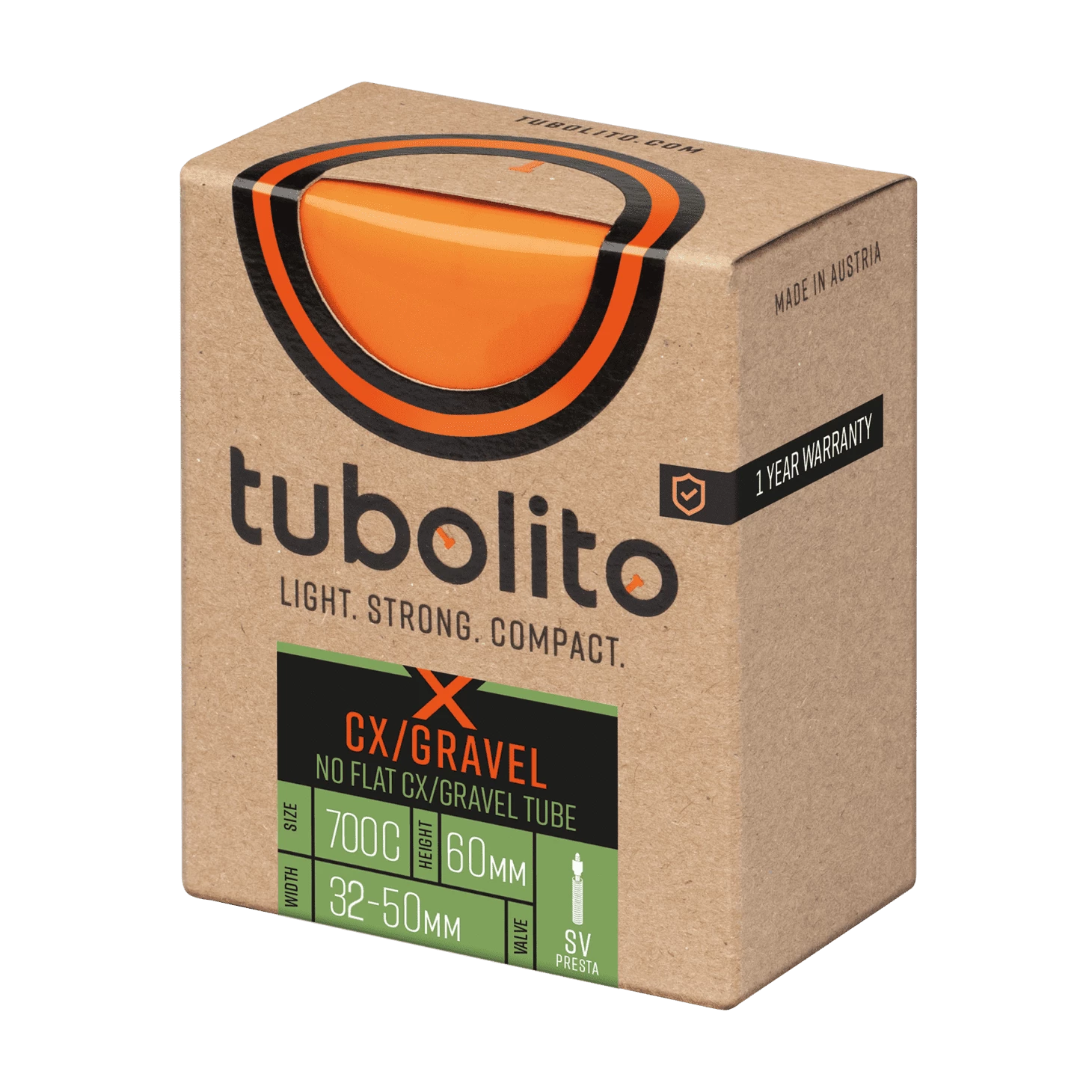 Tubolito X-Tubo-CX/Gravel-All-SV60 Noir 4 Tubolito X-Tubo-CX/Gravel-All-SV60 Noir – Image 2