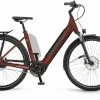 Winora Sinus N5f I625Wh Maroonred Matt Vélo Trekking électrique Col De Cygne