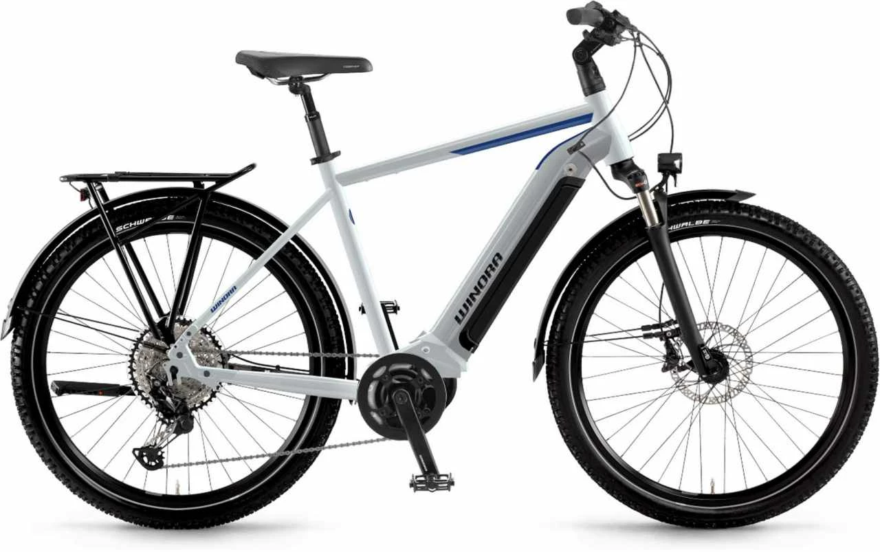 Winora Yucatan 12 I630Wh Winterwhite Vélo Trekking électrique Homme 3 Winora Yucatan 12 I630Wh Winterwhite Vélo Trekking électrique Homme