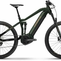 Haibike ALLTRAIL 4 29 Matte Green Metal / Gld Blk VTT Tout Suspendu électrique