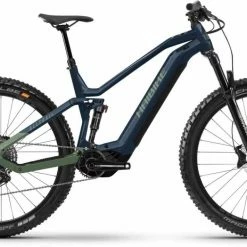 Haibike ALLTRAIL 9 29 Gloss Metal / Blue Olive VTT Tout Suspendu électrique