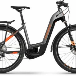 Haibike Trekking 10 I625Wh Titan/lava Matte Vélo Trekking électrique Col De Cygne