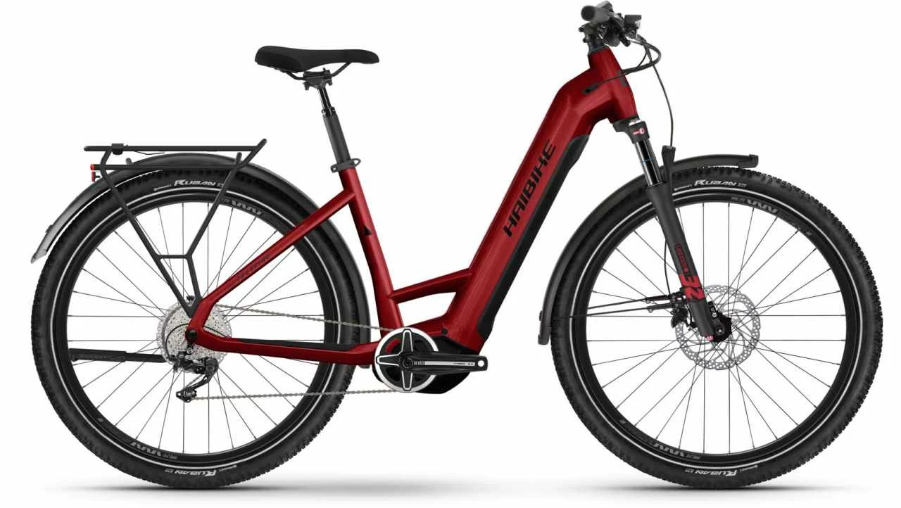 Haibike Trekking 5 Dynamite Red/black Gloss V?lo Trekking ?lectrique Col De C 3 Haibike Trekking 5 Dynamite Red/black Gloss V?lo Trekking ?lectrique Col De C