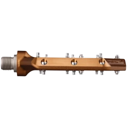 SPANK Pédale Plate Oozy Reboot - Bronze 9 SPANK Pédale Plate Oozy Reboot - Bronze -Vélos Soldes 4710155967139 OOZY Pedals Bronze SIDE 1800x1800