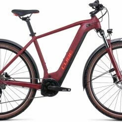 Cube Nuride Hybrid Performance 500 Allroad Darkred N Red VTT Semi-rigide électrique