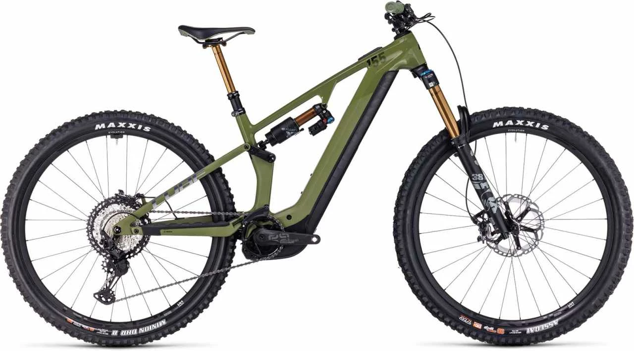 Cube Stereo Hybrid ONE55 C:68X TM 750 29 Olive N Chrome VTT Tout Suspendu électrique 3 Cube Stereo Hybrid ONE55 C:68X TM 750 29 Olive N Chrome VTT Tout Suspendu électrique