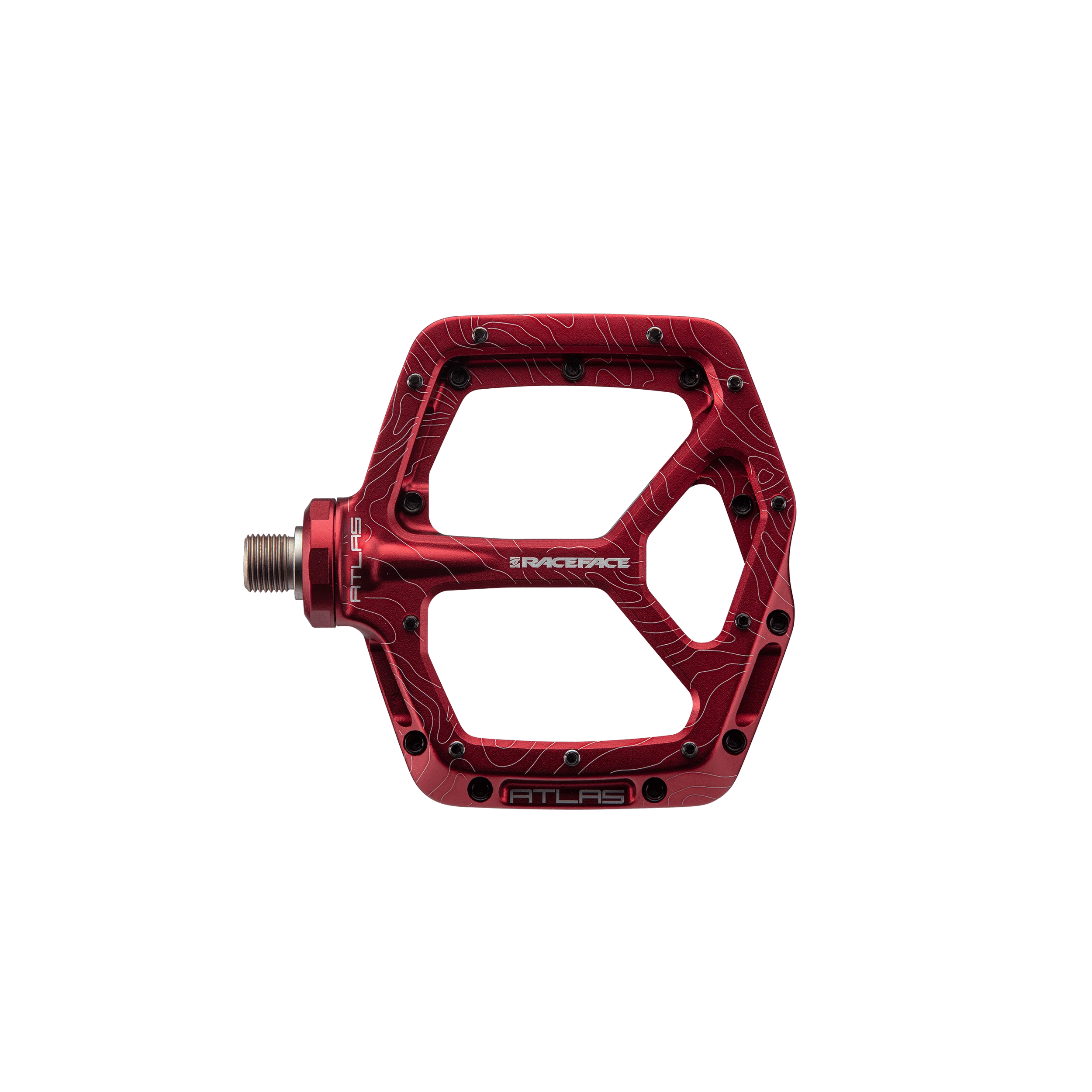 Race Face Pédales Atlas AM22 - Rouge 3 Race Face Pédales Atlas AM22 - Rouge