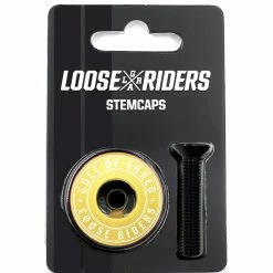 LOOSE RIDERS Stem Cap Shovelhead - Or -Vélos Soldes 8606 2b