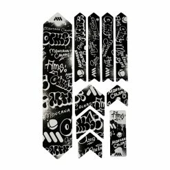 AMS - All Mountain Style Autocollant De Protection Du Cadre En Nid D'abeille Extra - Montana/Noir