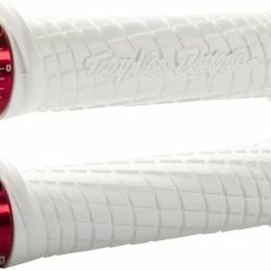 ODI Grips Troy Lee Lock On Grips - Noir - Lockring Gris