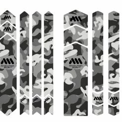AMS - All Mountain Style Autocollant De Protection De Cadre En Nid D'abeille XXL - Transparent/Camo -Vélos Soldes AMS Frame Guard XXL CAMO 2