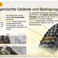 Continental Kryptotal-F Enduro TL-Ready E-25 Falt Soft Noir / Noir Skin - 60-622 -Vélos Soldes Conti 1401 scaled