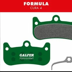 GALFER Plaquettes De Frein Pro Pour Formula Cura 4 - Vert