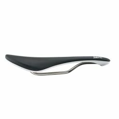 Fabric Selle De Course Line Shallow - 134 Mm - Noir/Blanc -Vélos Soldes Line shallow race saddle white FA SAD 0071