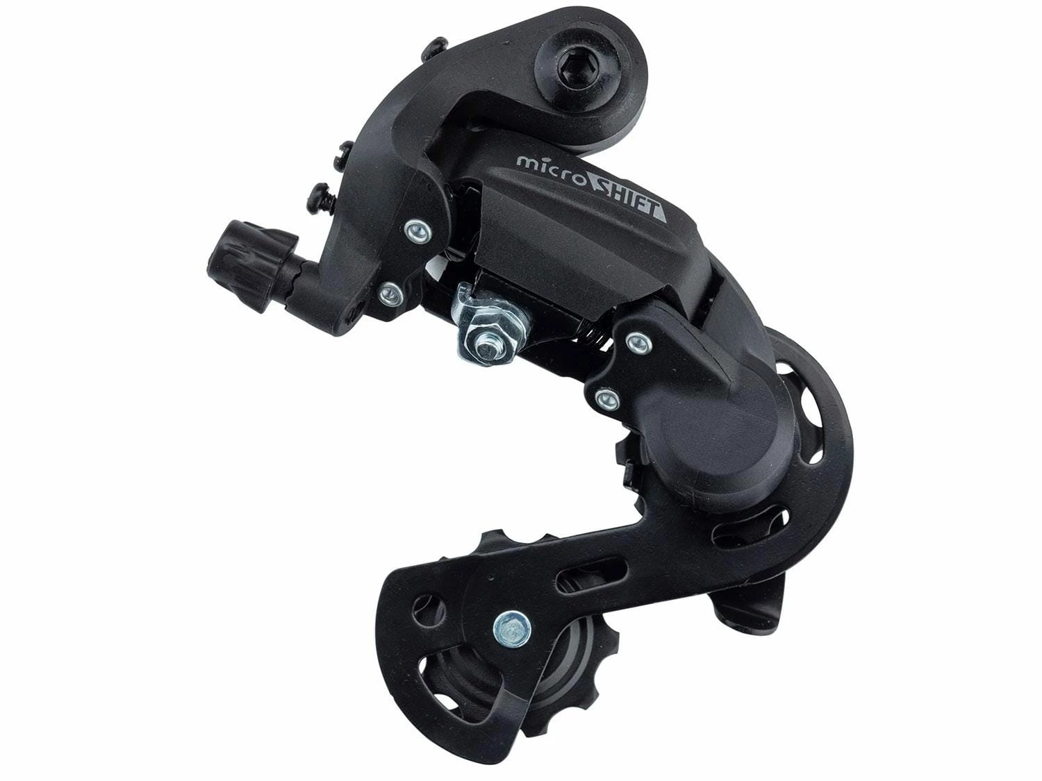 MICROSHIFT MTB Dérailleur SuperShort Cage 1x6/7 Speed - Black 4 MICROSHIFT MTB Dérailleur SuperShort Cage 1x6/7 Speed - Black – Image 2