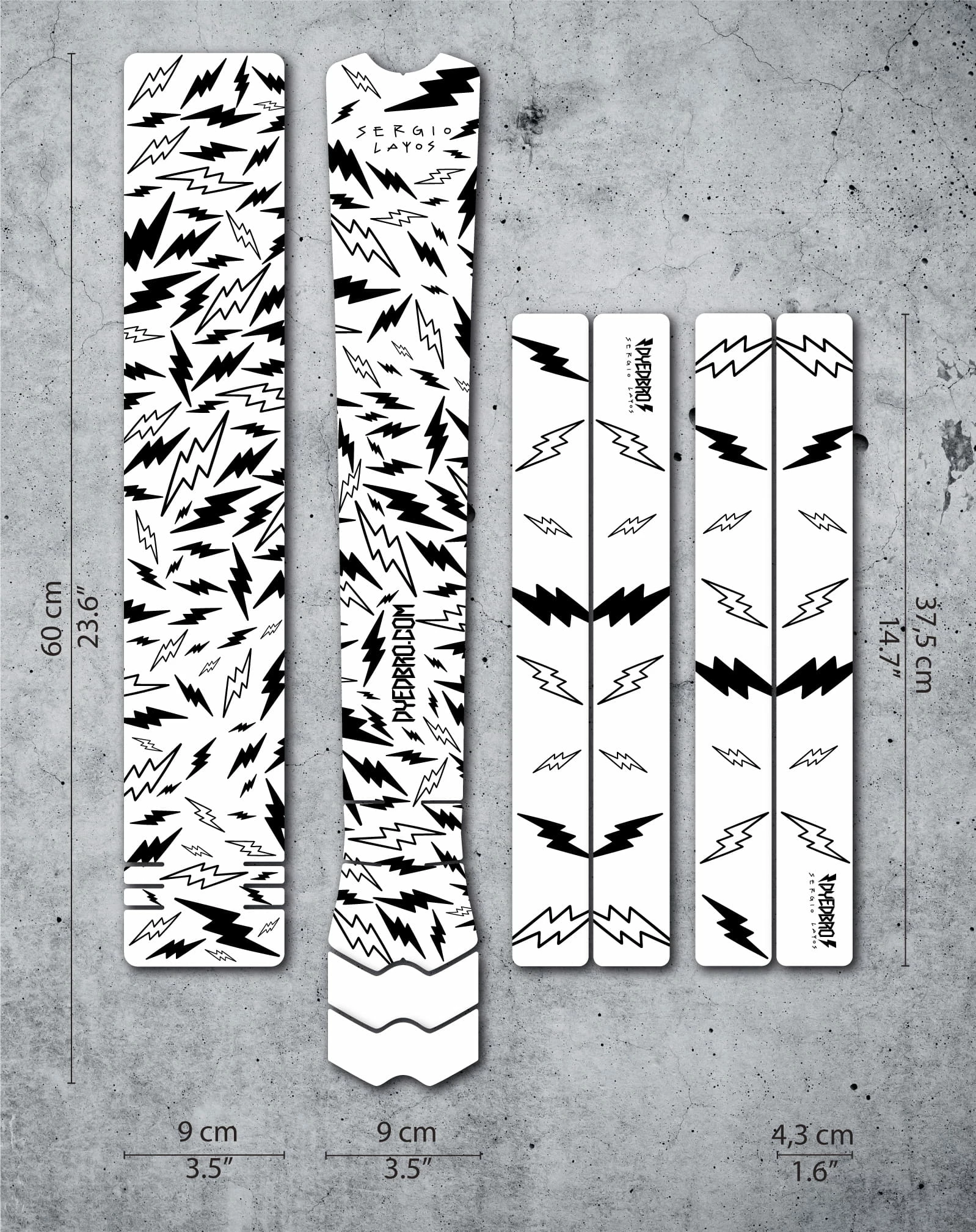 Dyedbro Kit De Protection Du Cadre - Sergio Layos BMX Signature Edition 3 Dyedbro Kit De Protection Du Cadre - Sergio Layos BMX Signature Edition