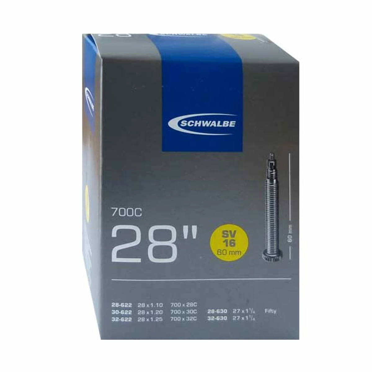 Schwalbe No. 16 Tube 28 Pouces 3 Schwalbe No. 16 Tube 28 Pouces