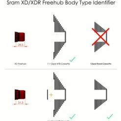Halo Roue Libre MT Supadrive SRAM XD - Rouge 7 Halo Roue Libre MT Supadrive SRAM XD - Rouge -Vélos Soldes XDRI