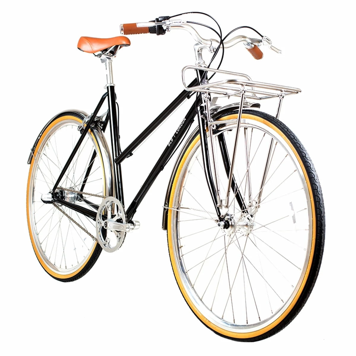 BLB Brick Lane Bikes Butterfly Town 3 Vitesses - Noir 4 BLB Brick Lane Bikes Butterfly Town 3 Vitesses - Noir – Image 2