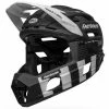 Casque Intégral Bell Super Air R MIPS Noir/Blanc FastHouse -Vélos Soldes casque integral bell super air r mips noir blanc fh