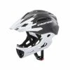 Casque Intégral Cratoni C-Maniac - Noir/Blanc Matt -Vélos Soldes casque integral cratoni c maniac noir blanc matt