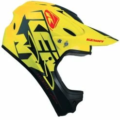 Casque Intégral Kenny Downhill Graphic Jaune Fluo -Vélos Soldes casque integral kenny downhill graphic jaune fluo 1