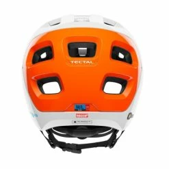 Casque POC Tectal Race SPIN NFC - Blanc Hydrogène-Orange AVIP -Vélos Soldes casque poc tectal race spin nfc blanc hydrogene orange avip 2