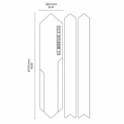AMS - All Mountain Style Protecteur De Patte D'oie - Structure Alvéolaire Transparent 9 AMS - All Mountain Style Protecteur De Patte D'oie - Structure Alvéolaire Transparent -Vélos Soldes chain 12