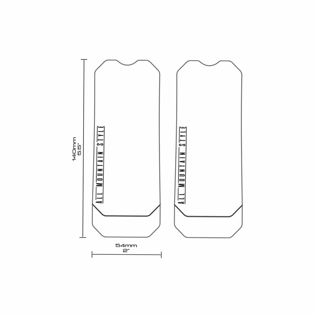 AMS - All Mountain Style Protection De Pédalier En Nid D'abeille - Transparent 4 AMS - All Mountain Style Protection De Pédalier En Nid D'abeille - Transparent – Image 2