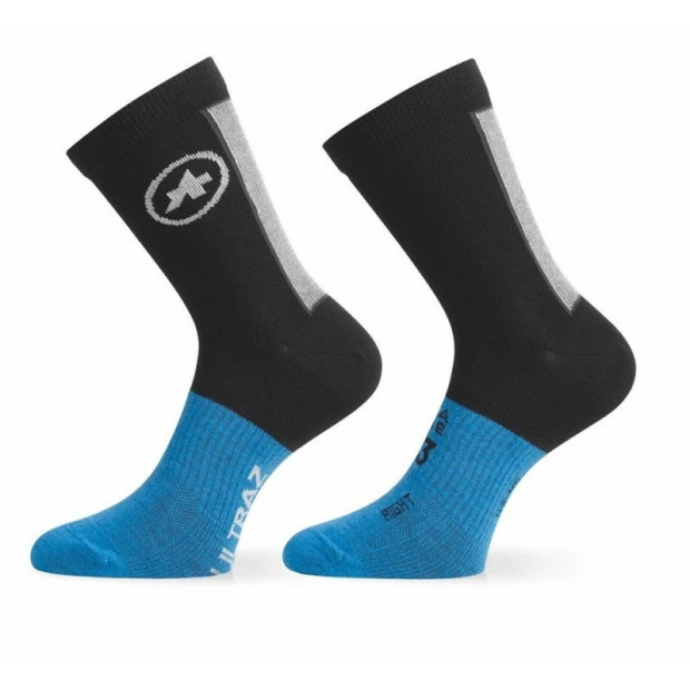 Chaussettes Hiver Assos Ultraz Winter Noir/Bleu 3 Chaussettes Hiver Assos Ultraz Winter Noir/Bleu