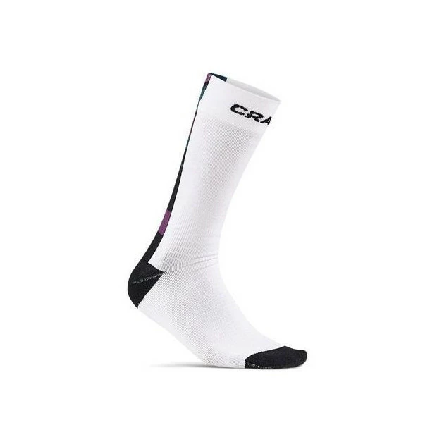 Chaussettes VTT Eté Hautes Craft Adv Bike Offroad Blanc/Noir 3 Chaussettes VTT Eté Hautes Craft Adv Bike Offroad Blanc/Noir