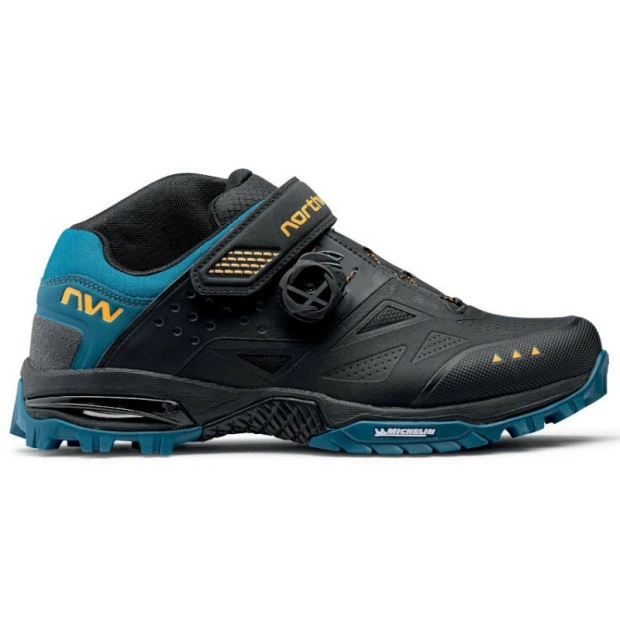 Chaussures VTT Northwave Enduro Mid 2 Noir/Bleu 3 Chaussures VTT Northwave Enduro Mid 2 Noir/Bleu