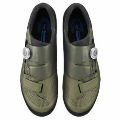 Chaussures VTT Shimano XC5 Vert Mousse 8 Chaussures VTT Shimano XC5 Vert Mousse -Vélos Soldes chaussures vtt shimano xc5 vert mousse 2