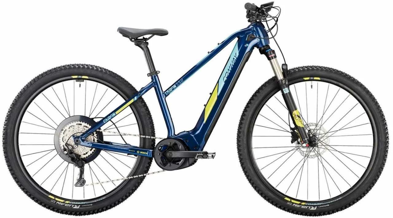 Conway Cairon S 5.0 750 Darkblue Metallic / Lightblue VTT Semi-rigide électrique Femme 3 Conway Cairon S 5.0 750 Darkblue Metallic / Lightblue VTT Semi-rigide électrique Femme