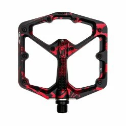 Crankbrothers Pédale De Plateforme Stamp 7 Large - Splatter Limited Edition Black/Red
