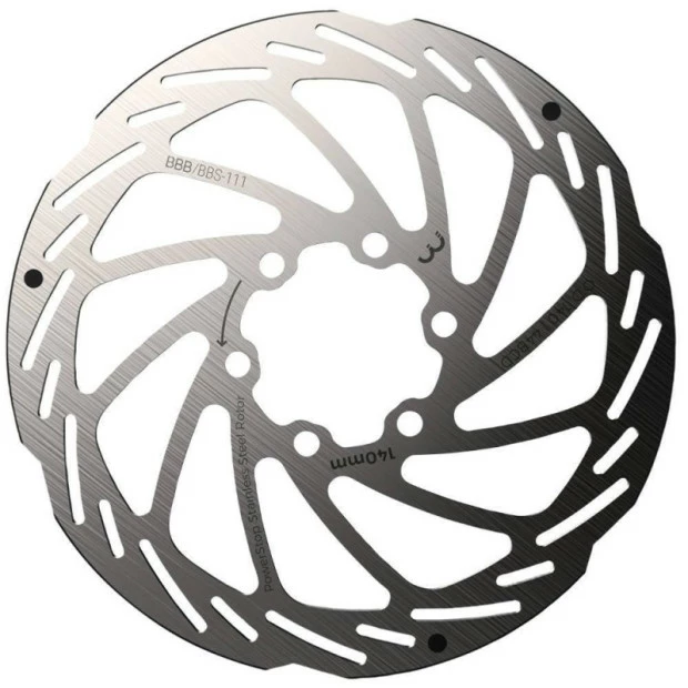 Disque BBB Powerstop - 6 Trous - 140 Mm - BBS-111 3 Disque BBB Powerstop - 6 Trous - 140 Mm - BBS-111