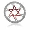 Disque XLC BR-X59 180 Mm Rouge/argent Usiné CNC -Vélos Soldes disque xlc br x59 180 mm rouge argent usine cnc