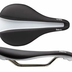 Fabric Selle Line-S Flat Race - Noir / Blanc