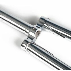 BLB Brick Lane Bikes Fourche De Piste à Couronne Plate, Filetage 1 Pouce - Chrome -Vélos Soldes flat crown track fork gabel 1 zoll gewinde chrome 178720