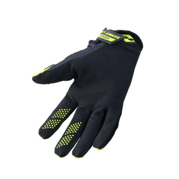 Gants VTT Enfant Kenny Brave Jaune Fluo 4 Gants VTT Enfant Kenny Brave Jaune Fluo – Image 2